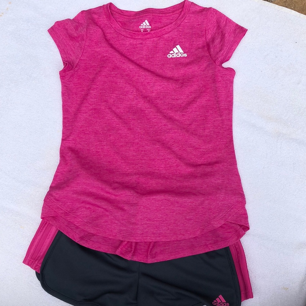Adidas Short and Shirt Set Like New